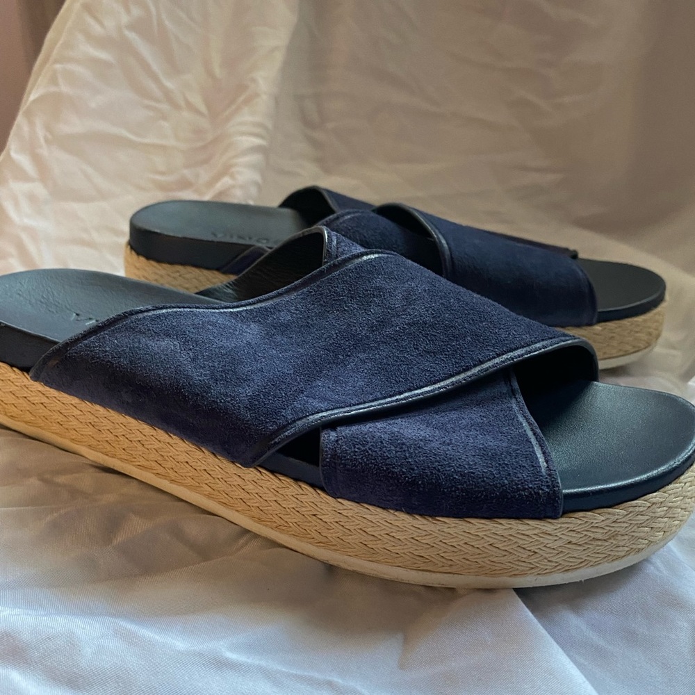 Vince shoes sandals summer shoe blue